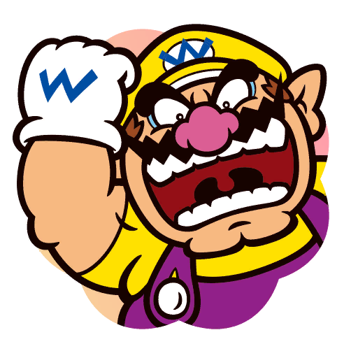 File:Sticker Wario (happy) - Mario Party Superstars.png