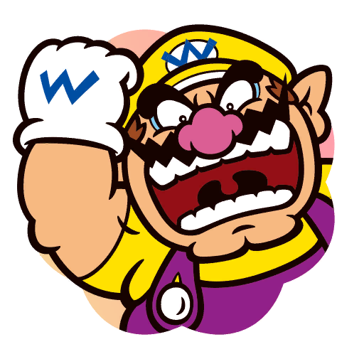File:Sticker Wario (happy) - Mario Party Superstars.png