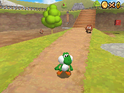 File:Yoshi with enemy in mouth SM64DS.png