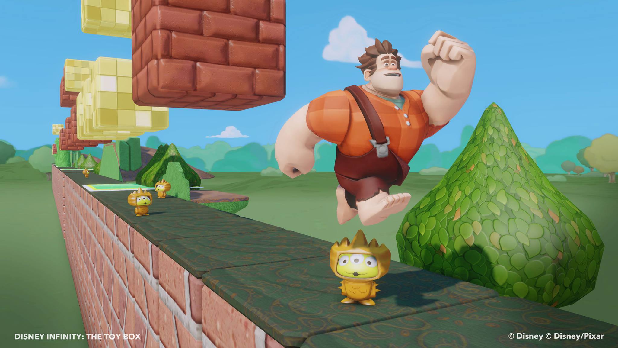 A level from Disney Infinity based on SMB.
