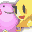 Sprite of a mission icon for the Spirit of Cuteness and Spirit of Speed on the mission select in Yoshi Topsy-Turvy