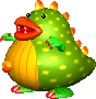 Sprite of Don Bongo from Yoshi's Story