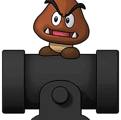File:Goomba and Bullet Bill Cut-in PD-SMBE.png