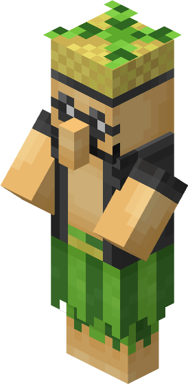 File:Minecraft Mario Mash-Up Jungle Cleric Villager Render.png