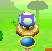 The Blue Toad House in the game New Super Mario Bros..
