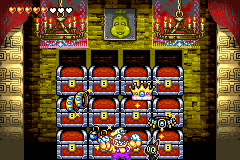 Wario recovering the legendary treasure