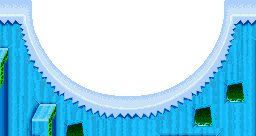 Tiles of a half-pipe in Yoshi Topsy-Turvy