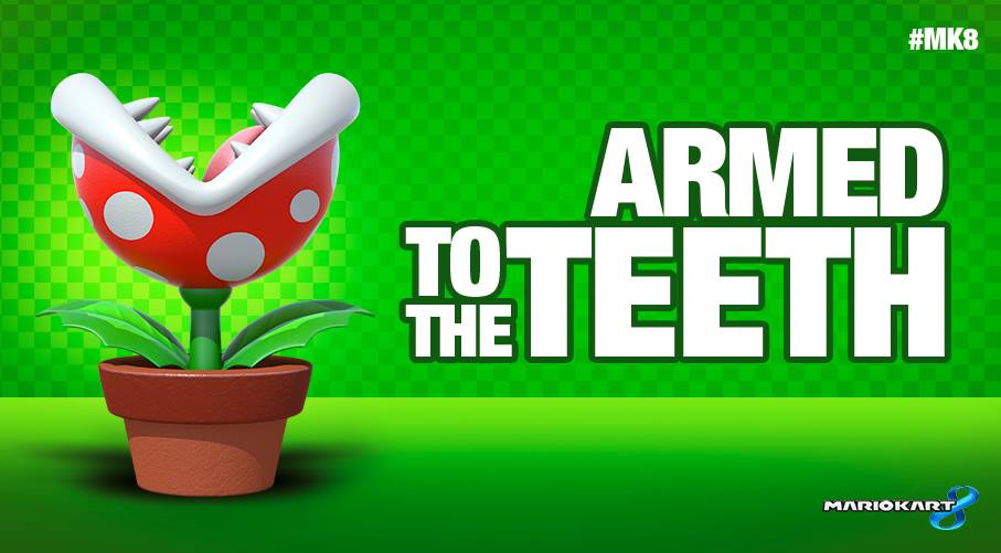 Piranha Plant "ARMED TO THE TEETH"