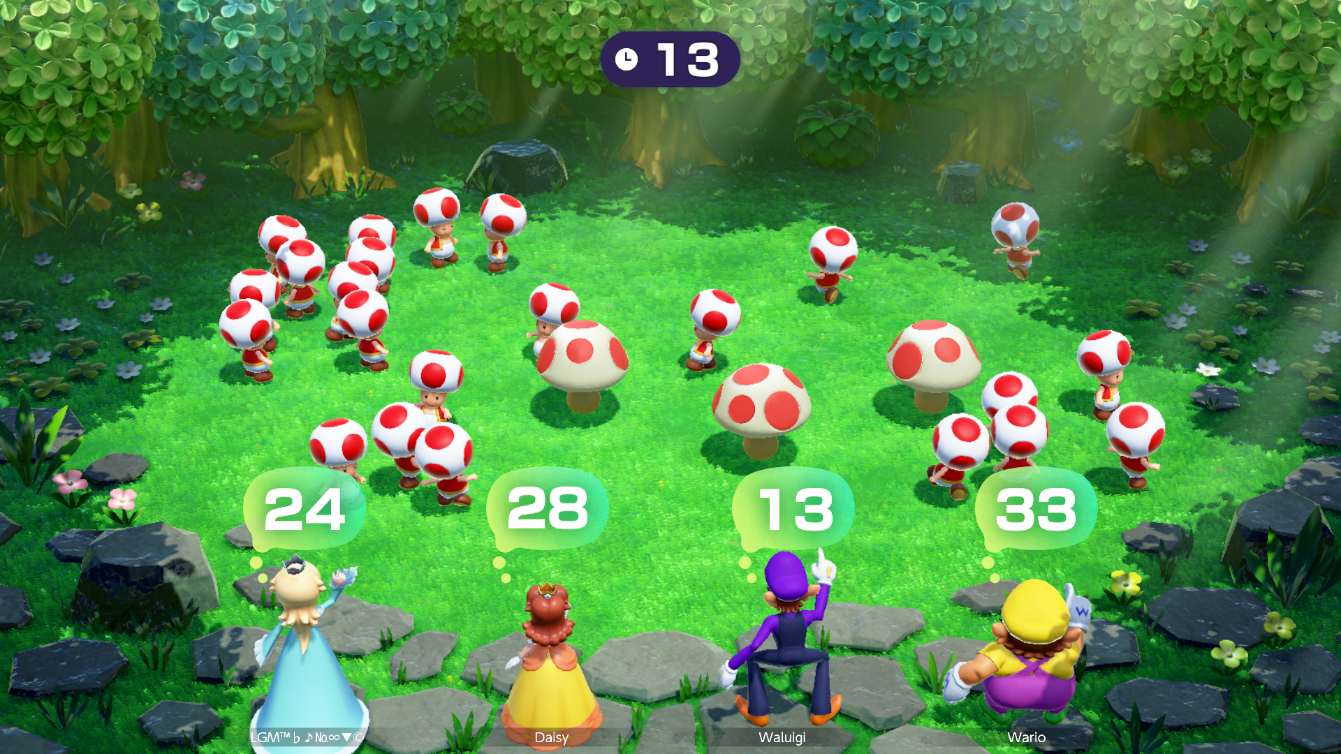 Roll Call Count how many characters are milling about. Whoever is right when roll call comes wins!