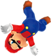 Mario performing a Side Somersault