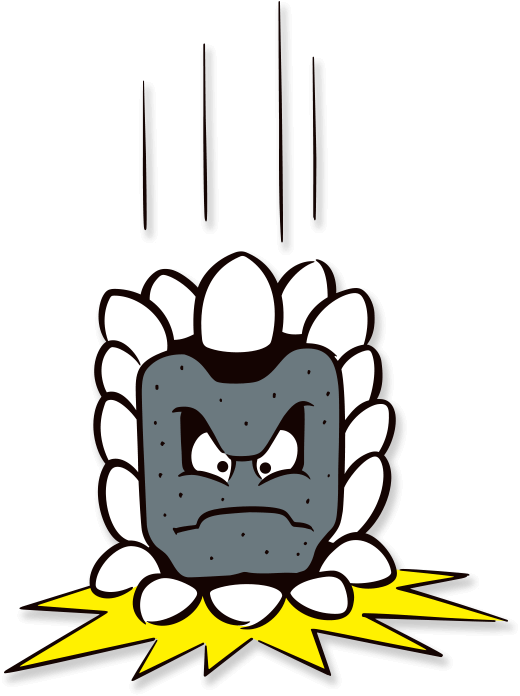 File:SMB3 F40A Thwomp Artwork.png - Super Mario Wiki, the Mario ...