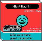 The shelf cover of one of Ana's comics from WarioWare: D.I.Y. Showcase.