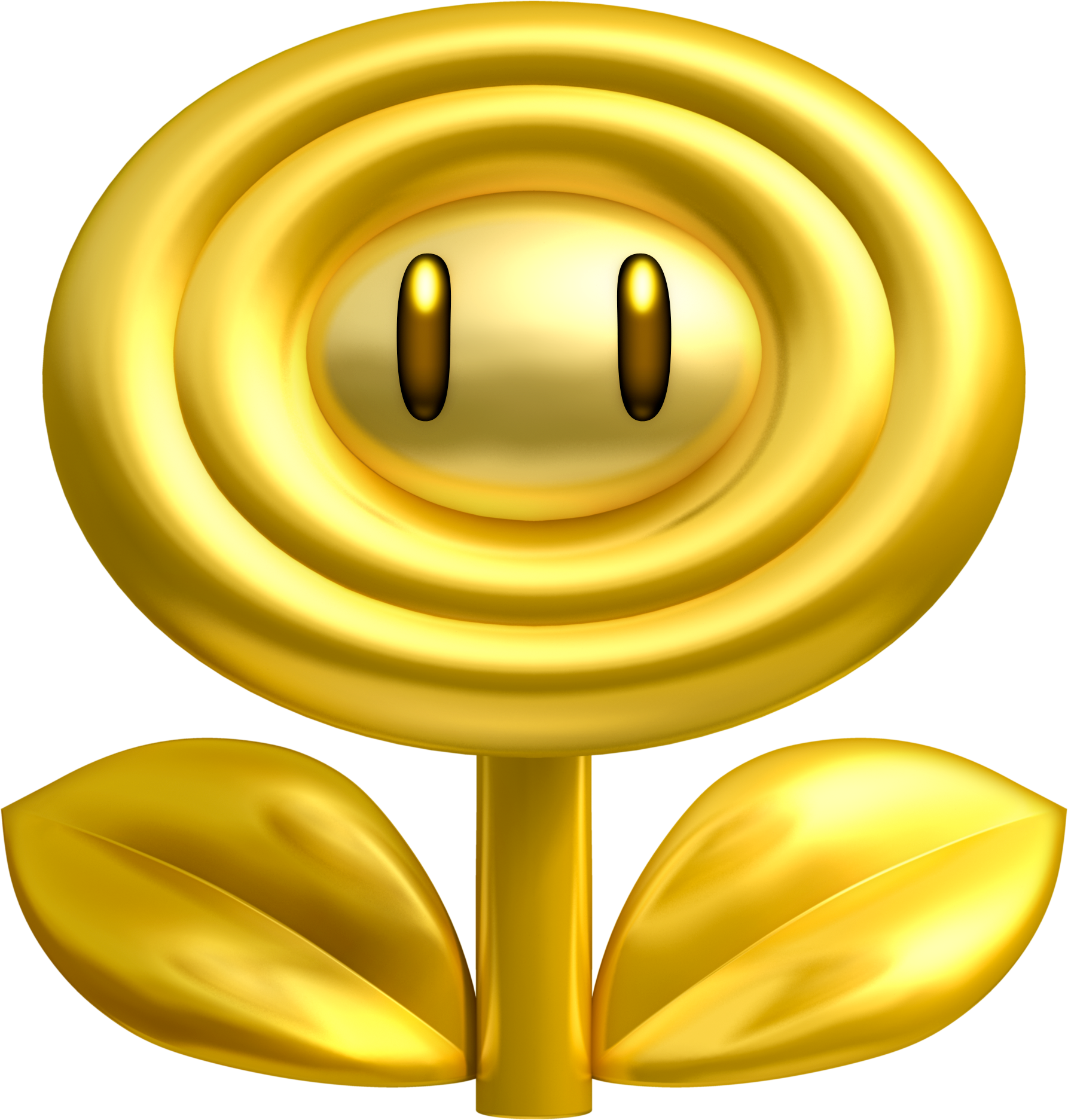Gold Flower artwork for New Super Mario Bros. 2
