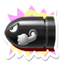Sticker of a Bullet Bill from Mario & Sonic at the London 2012 Olympic Games