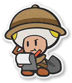 Professor Toad in Paper Mario: The Origami King