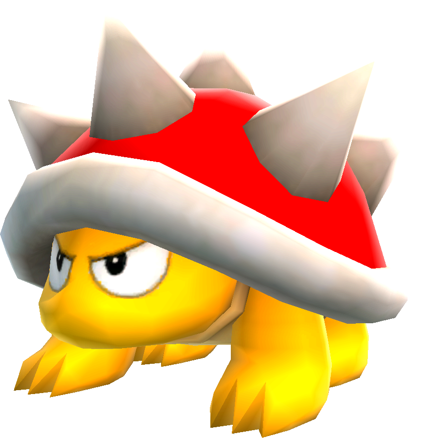 File:SMG2 Asset Model Spiny.png - Super Mario Wiki, the Mario encyclopedia