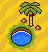 Icon of an aesthetic feature for the Desert-themed Super Worlds in Super Mario Maker 2
