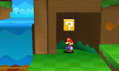 Seventh ? Block in Water's Edge Way of Paper Mario: Sticker Star.