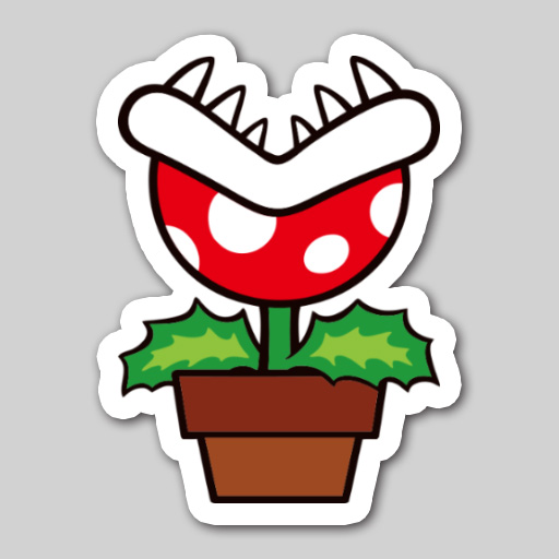 File:Potted Piranha Plant (Mario Kart 8) - Nintendo Badge Arcade.jpg