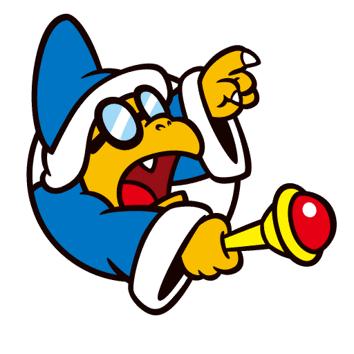 File:Sticker Kamek - Mario Party Superstars.png