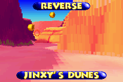 Screenshot of a track opening in the 2004 voxel engine build of Banjo-Pilot, for comparison with Diddy Kong Pilot's 2003 build