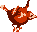 A sprite of a Booty Bird from Donkey Kong GB: Dinky Kong & Dixie Kong