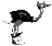 A sprite of a Expresso the Ostrich from Donkey Kong Land.