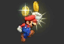 Mario's Super Jump Punch in Super Smash Bros. for Nintendo 3DS