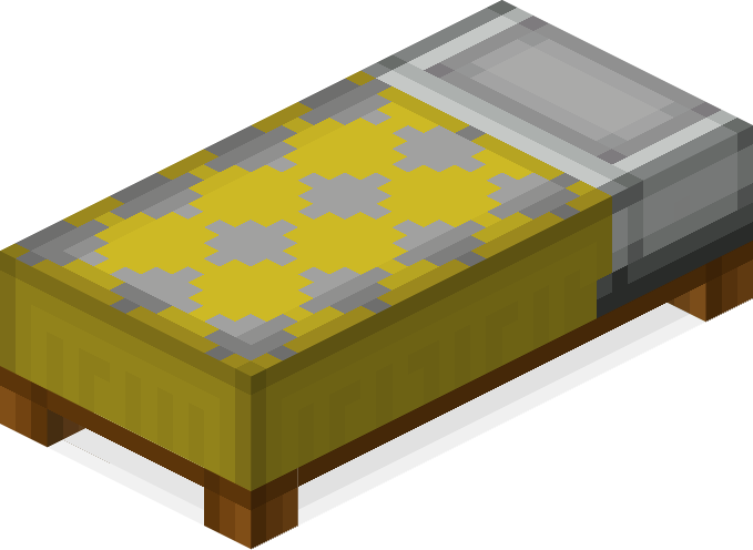 File:Minecraft Mario Mash-Up Bed Light Gray Render.png