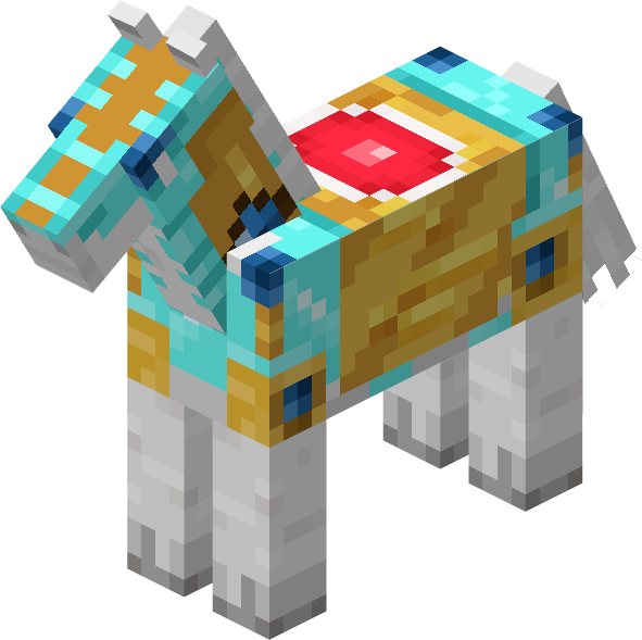 File:Minecraft Mario Mash-Up Horse White Diamond Render.png