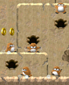 A preview of World 6-4, from New Super Mario Bros. Wii.