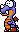 Sprite of Rex from Super Mario World