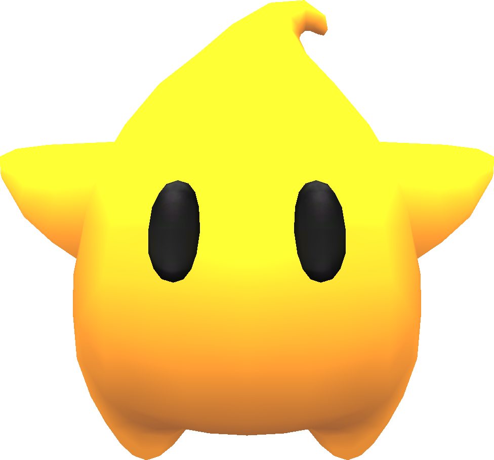 File:SMG Asset Model Luma (Yellow).png - Super Mario Wiki, the Mario ...