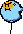 Sprite of a Boo Balloon after one hit in Super Mario World 2: Yoshi's Island