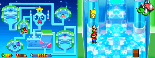 Twenty-seventh block in Star Shrine of the Mario & Luigi: Partners in Time.