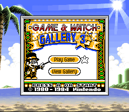 Game & Watch Gallery 3 (beach variant)