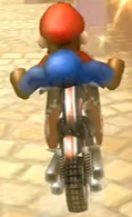 Mario performing a Trick