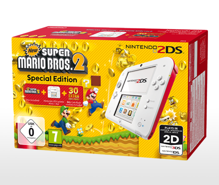 File:NSMB2 Special Edition 2DS White Red bundle.png