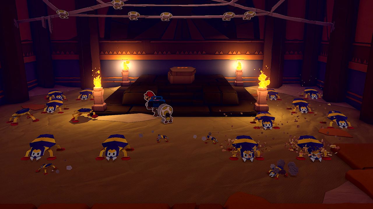 Scuttlebugs rising from the sand