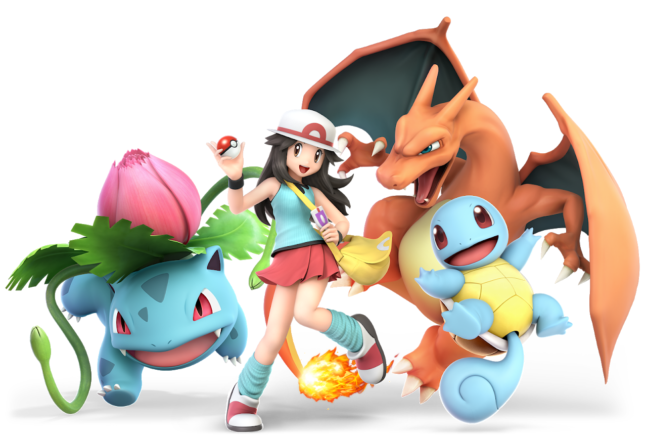 Pokémon Trainer (female variant, based on Leaf from Pokémon FireRed Version and Pokémon LeafGreen Version)