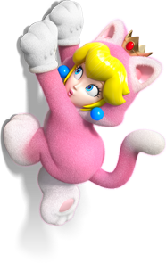 File:Cat Princess Peach Artwork (alt) - Super Mario 3D World.png
