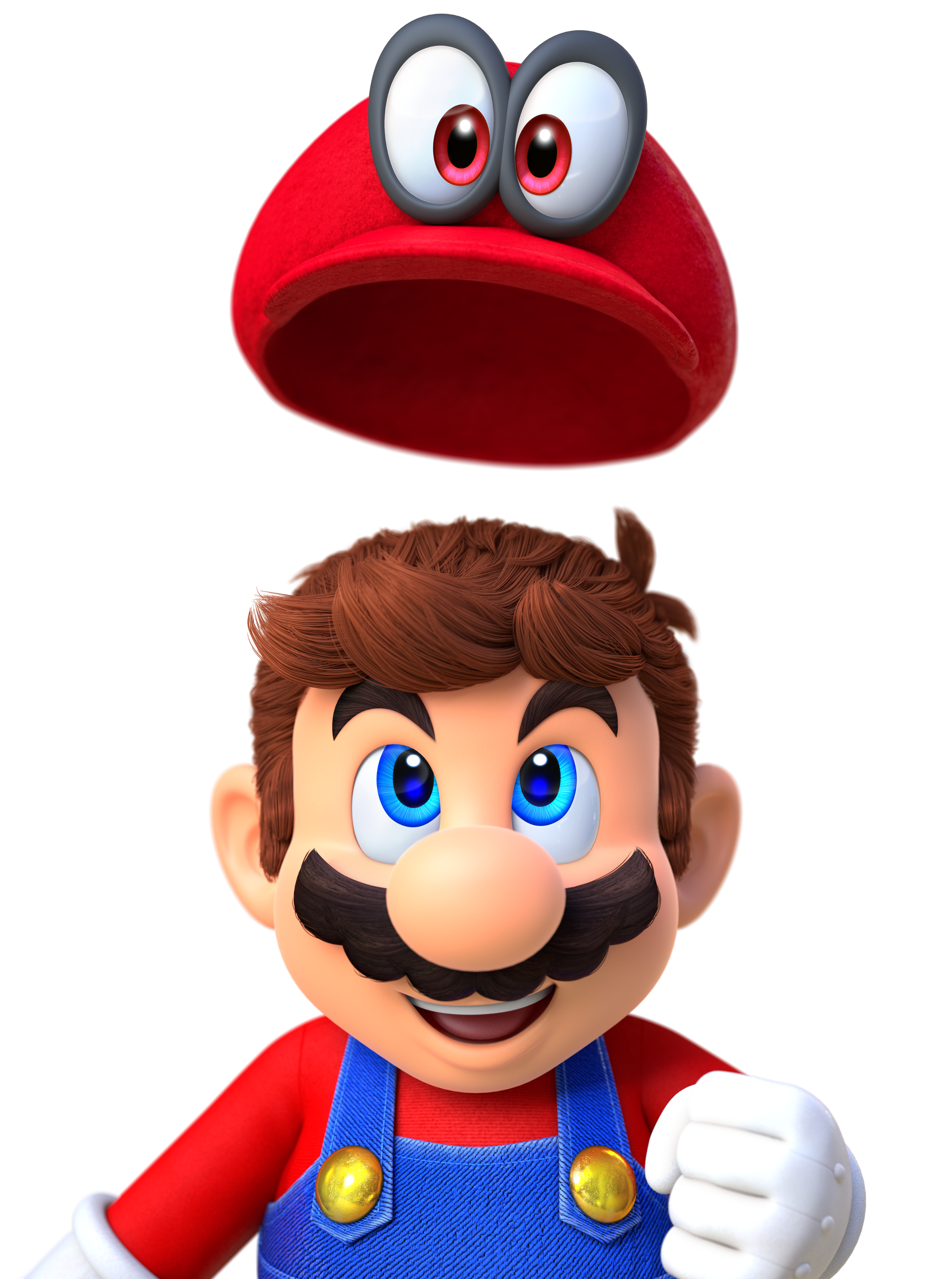 Artwork of Mario, from Super Mario Odyssey.