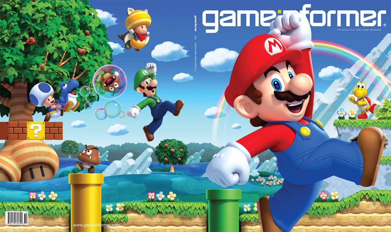Game Informer's cover of the group artwork