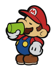 Mario drinking PMTOK sprite.png