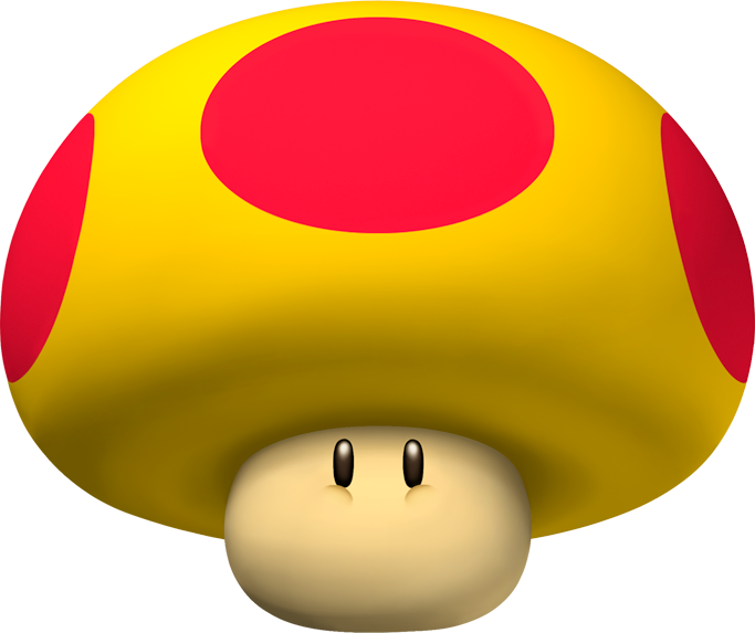 File:Mega Mushroom Artwork - Mario Kart Wii.png