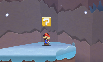 Last ? Block in Ice Flow of Paper Mario: Sticker Star.