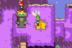 Mario getting 3 Coins from Bowser in Stardust Fields of Mario & Luigi: Superstar Saga.