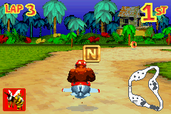 Screenshot of a letter in Diddy Kong Pilot's 2003 build