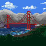 Luigi's photograph of the Golden Gate Bridge