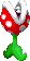 Sprite of a Fire Stalking Piranha Plant from Mario & Luigi: Bowser's Inside Story + Bowser Jr.'s Journey.